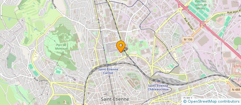 localisation de l'entreprise FEDERATION DES ASSOCIATIONS DE TELECOM SAINT ETIENNE  SAINT-ETIENNE