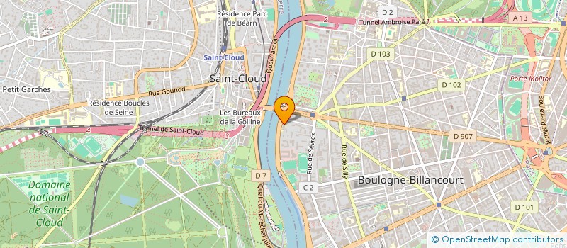 localisation de l'entreprise FEDERATION DES ASSOCIATIONS ETUDIANTES DU CAMPUS DE PARIS DE L'ESSCA à BOULOGNE-BILLANCOURT