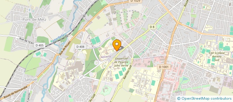 localisation de l'entreprise FEDERATION DES ASSOCIATIONS ETUDIANTES PICARDES à AMIENS