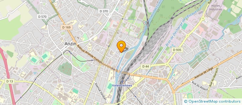 localisation de l'entreprise FEDERATION DES ASSOCIATIONS FAMILIALES PROTESTANTES DU DEPARTEMENT DU NORD  VALENCIENNES