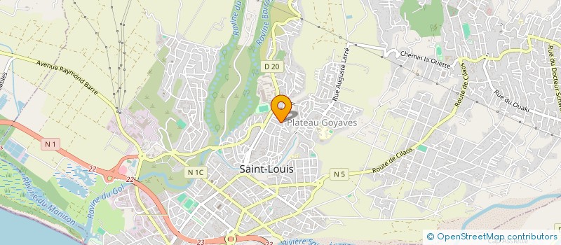 localisation de l'entreprise FEDERATION DES ASSOCIATIONS LIBRES à SAINT-LOUIS