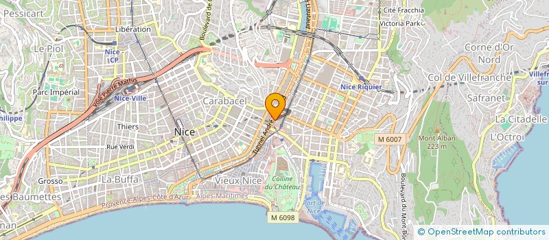 localisation de l'entreprise FEDERATION DES ASSOCIATIONS MYCOLOGIQUES MEDITERRANNEENNES à NICE
