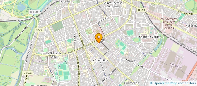 localisation de l'entreprise FEDERATION DES ASSOCIATIONS POUR LA LANGUE NORMANDE  HEROUVILLE-SAINT-CLAIR