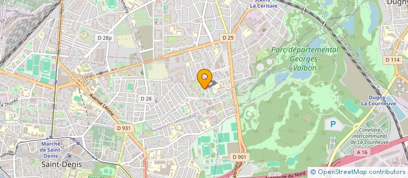 localisation de l'entreprise FEDERATION DES ASSOCIATIONS POUR LE DEVELOPPEMENT ICI ET LA-BAS à SAINT-DENIS