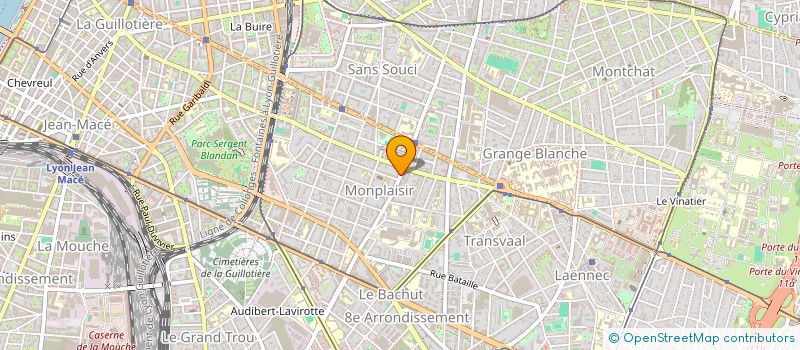 localisation de l'entreprise FEDERATION DES ASSOCIATIONS REGIONALES DES ALLOCATAIRES ET PRESTATAIRES DE LA CAISSE AUTONOME DE RETRAITE DES MEDECINS D  LYON