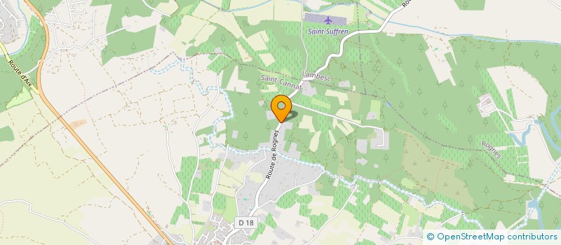 localisation de l'entreprise FEDERATION DES ASSOCIATIONS REUNIONNAISES PACA  SAINT-CANNAT