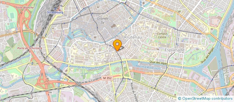 localisation de l'entreprise FEDERATION DES AVEUGLES ALSACE LORRAINE GRAND EST à STRASBOURG