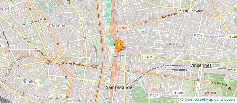 localisation de l'entreprise FEDERATION DES CABINETS INTERMEDIAIRES  PARIS