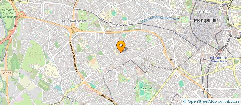 localisation de l'entreprise FEDERATION DES CAF DU LANGUEDOC ROUSSILLON à MONTPELLIER