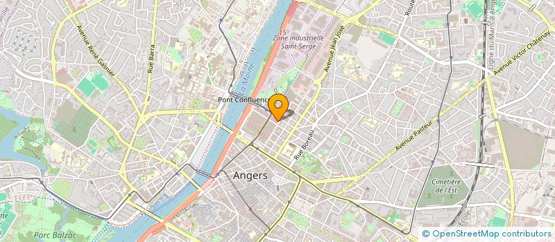 localisation de l'entreprise FEDERATION DES CENTRES SOCIAUX à ANGERS