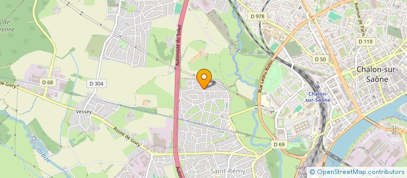 localisation de l'entreprise FEDERATION DES CENTRES SOCIAUX DE S ET L à CHALON-SUR-SAONE