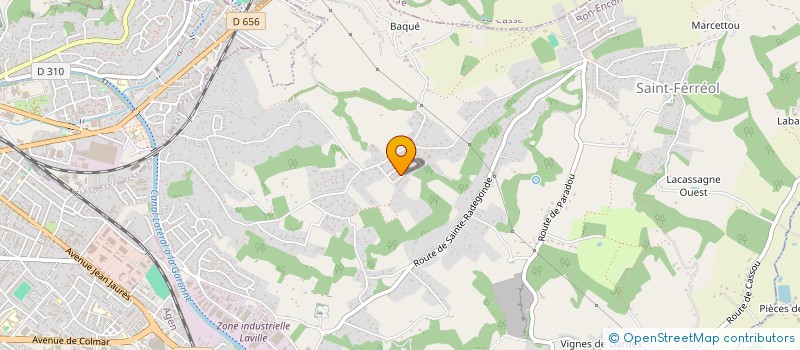 localisation de l'entreprise FEDERATION DES CHOEURS A COEUR JOIE D'AQUITAINE  BON-ENCONTRE