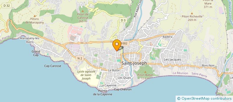 localisation de l'entreprise FEDERATION DES CLUBS DE SENIORS DE SAINT JOSEPH à SAINT-JOSEPH