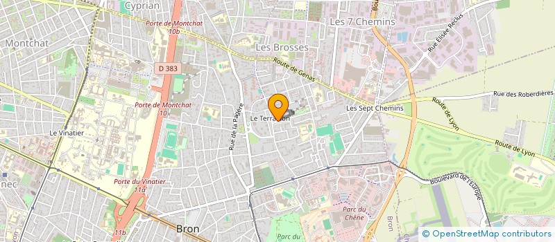 localisation de l'entreprise FEDERATION DES COMMERCANTS ET ARTISANS DE BRON  BRON