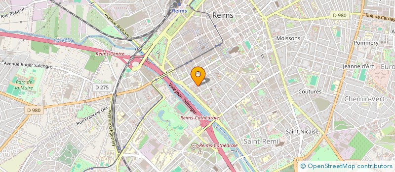 localisation de l'entreprise FEDERATION DES COMMERCES DE PROXIMITE DE REIMS  REIMS