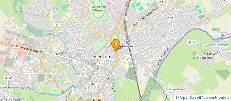 localisation de l'entreprise FEDERATION DES COMPAGNIES DE L'ORNE à ALENCON