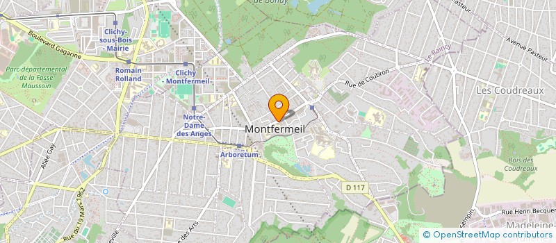 localisation de l'entreprise FEDERATION DES CONDUCTEURS TAXI ET VTC  MONTFERMEIL