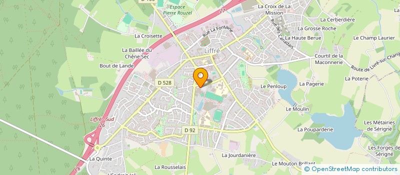 localisation de l'entreprise FEDERATION DES CONSEILS DE PARENTS D ELEVES MATERNELLE ELEMENTAIRE  LIFFRE