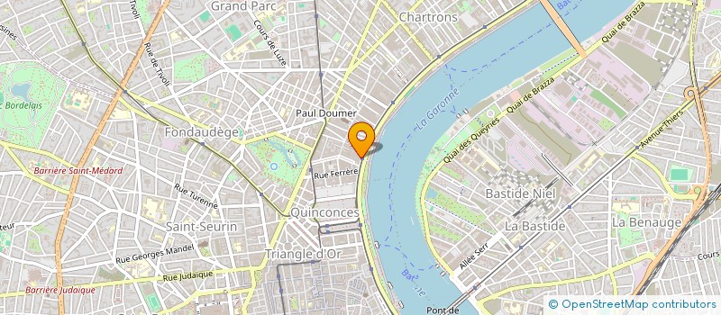 localisation de l'entreprise FEDERATION DES COOP VINICOLES AQUITAINE  BORDEAUX