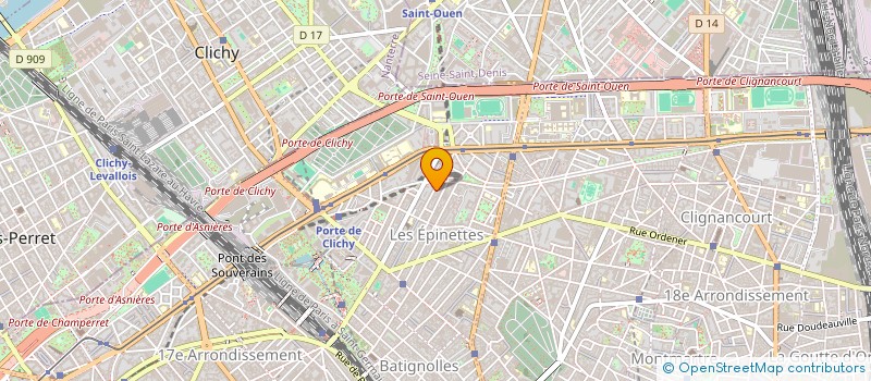 localisation de l'entreprise FEDERATION DES COOPERATIVES D'ACTIVITE ET D'EMPLOI  PARIS