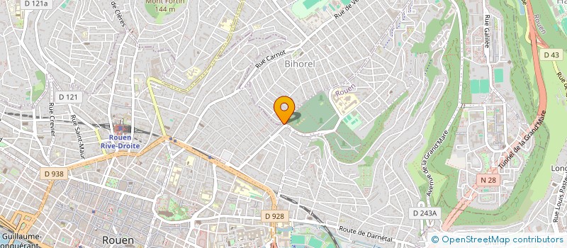 localisation de l'entreprise FEDERATION DES CPTS DE NORMANDIE  ROUEN