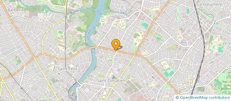 localisation de l'entreprise FEDERATION DES CRECHES ASSOCIATIVES 44 à NANTES