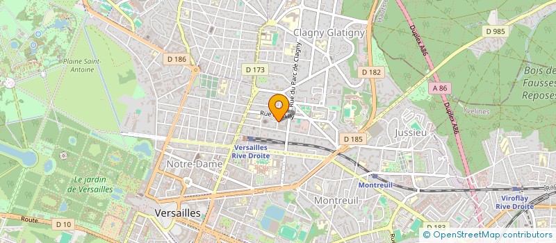 localisation de l'entreprise FEDERATION DES CUIRASSIERS DE FRANCE à VERSAILLES