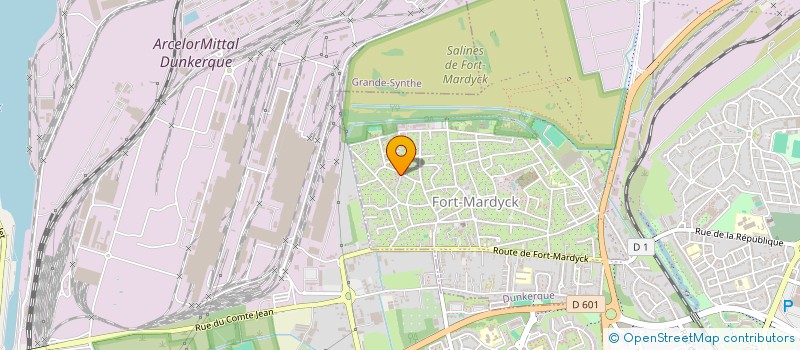localisation de l'entreprise FEDERATION DES DELEGUES DEPARTEMENTAUX DE L'EDUCATION NATIONALE à DUNKERQUE