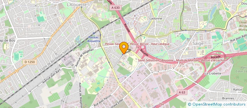 localisation de l'entreprise FEDERATION DES ENTREPRISES D'INSERTION NOUVELLE-AQUITAINE à PESSAC