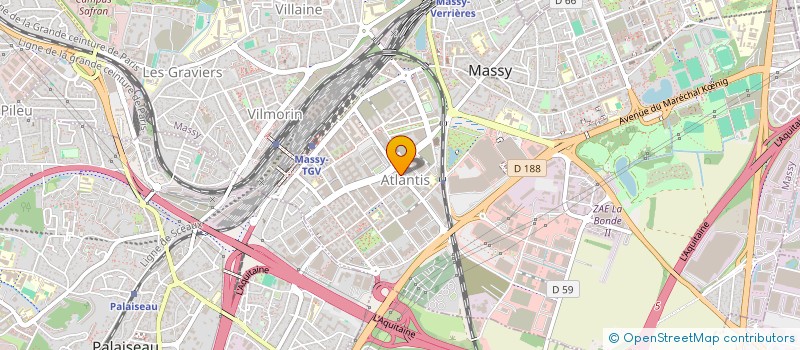 localisation de l'entreprise FEDERATION DES EQUIPES BULL à MASSY