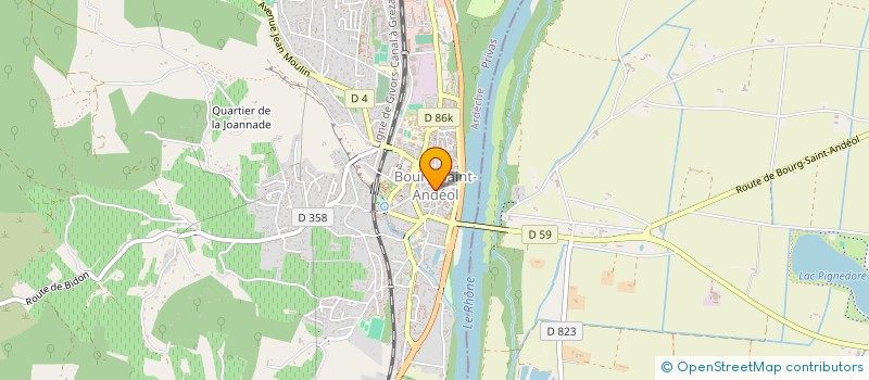 localisation de l'entreprise FEDERATION DES EQUIPES MISSIONNAIRES D'HORIZONS DE FRANCE à BOURG-SAINT-ANDEOL