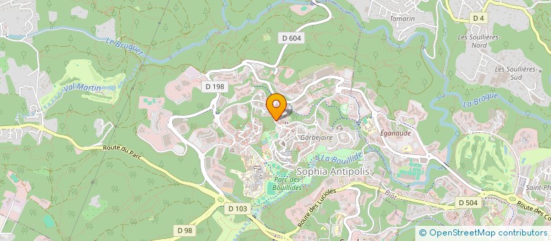 localisation de l'entreprise FEDERATION DES EQUIPES PLURIPROFESSIONNELLES DE SANTE AMBULATOIRE EN REGION SUD à VALBONNE