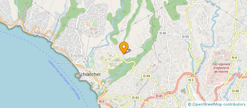 localisation de l'entreprise FEDERATION DES ETUDIANTS DE MARTINIQUE à SCHOELCHER