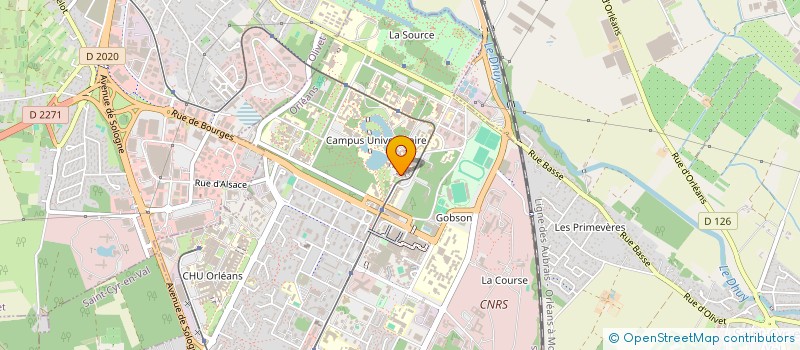 localisation de l'entreprise FEDERATION DES ETUDIANTS ET STAGIAIRES AFRICAINS D'ORLEANS à ORLEANS