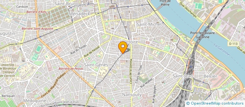 localisation de l'entreprise FEDERATION DES ETUDIANTS LOCATAIRES à BORDEAUX