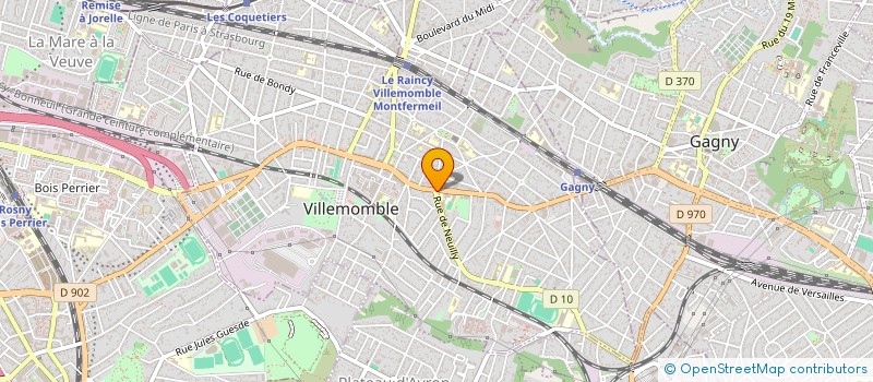 localisation de l'entreprise FEDERATION DES FAMILLES DE SEINE SAINT DENIS à VILLEMOMBLE