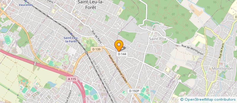 localisation de l'entreprise FEDERATION DES FANFARES DU VAL D'OISE à SAINT-PRIX