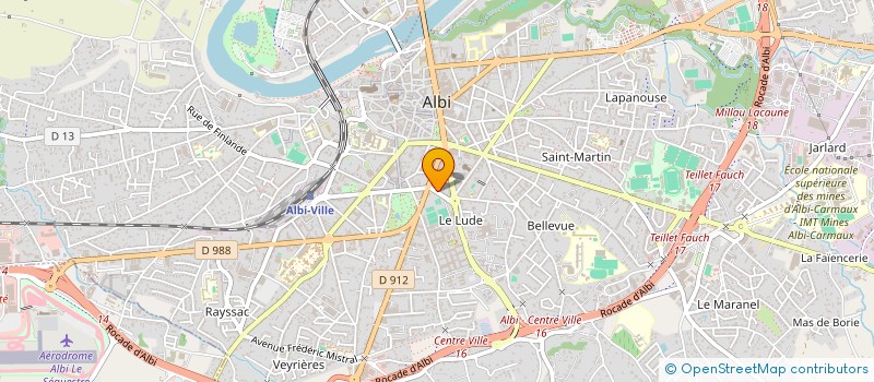 localisation de l'entreprise FEDERATION DES FESTIVALS, CARNAVALS ET FETES D'OCCITANIE CATALOGNE à ALBI