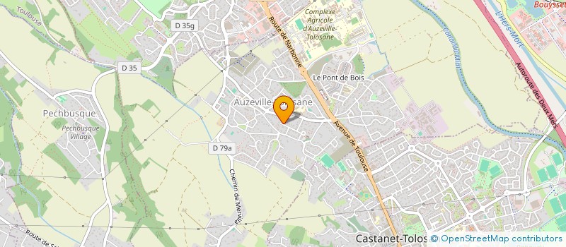 localisation de l'entreprise FEDERATION DES FOYERS RURAUX ET ASSOCIATIONS DE DEVELOPPEMENT ET D'ANIMATION EN MILIEU RURAL à AUZEVILLE-TOLOSANE
