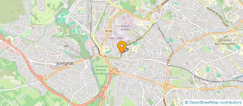 localisation de l'entreprise FEDERATION DES G.E.M DE L'HERAULT à MONTPELLIER