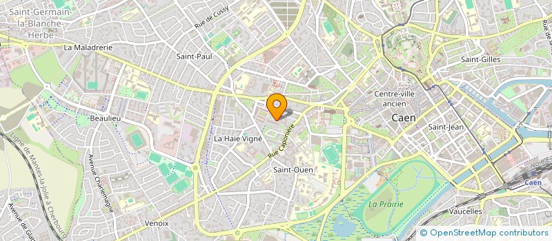 localisation de l'entreprise FEDERATION DES GUIDES DE NORMANDIE à CAEN
