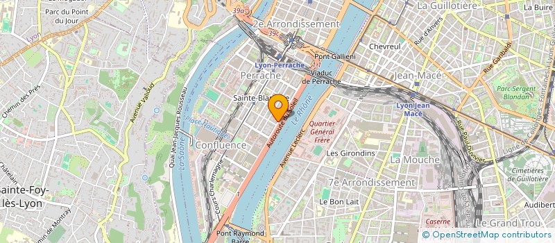 localisation de l'entreprise FEDERATION DES JEUNES CHAMBRES ECONOMIQUES D'AUVERGNE ET DE RHONE-ALPES  LYON