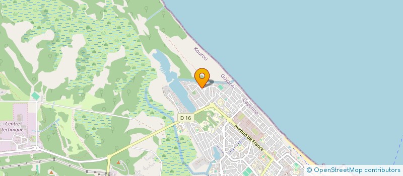 localisation de l'entreprise FEDERATION DES JEUNES DE KOUROU à KOUROU