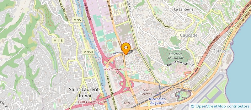 localisation de l'entreprise FEDERATION DES LOCATAIRES ACTION MEDIATION - FAMILLES RURALES à NICE