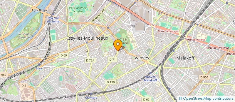 localisation de l'entreprise FEDERATION DES MAISONS D'ACCUEIL HOSPITALIERES à VANVES