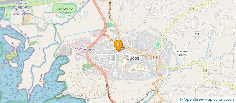 localisation de l'entreprise FEDERATION DES MAISONS ET POLES DE SANTE EN ANTILLES GUYANE  DUCOS