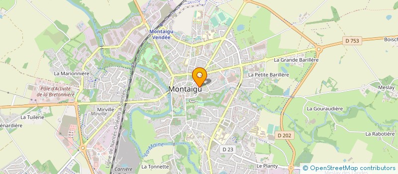 localisation de l'entreprise FEDERATION DES MALADES ET HANDICAPES à MONTAIGU-VENDEE