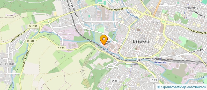 localisation de l'entreprise FEDERATION DES MALADES ET HANDICAPES UNION DEPARTEMENTALE DE L'OISE  BEAUVAIS