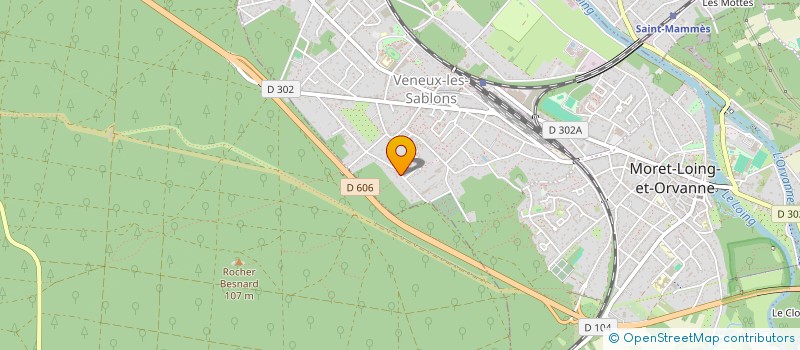 localisation de l'entreprise FEDERATION DES MALADES ET HANDICAPES UNION DEPARTEMENTALE DE SEINE-ET-MARNE à MORET-LOING-ET-ORVANNE