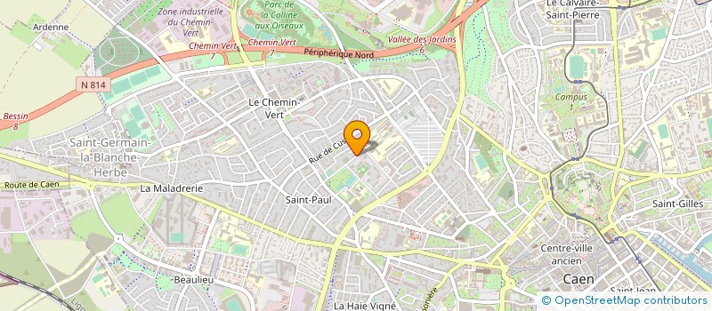 localisation de l'entreprise FEDERATION DES MALADES ET HANDICAPESSES à CAEN